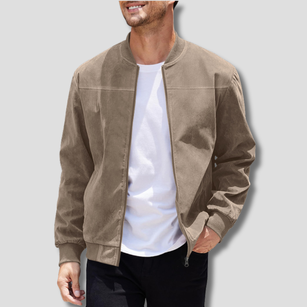 FAUX BOMBER JACKET FOR MEN