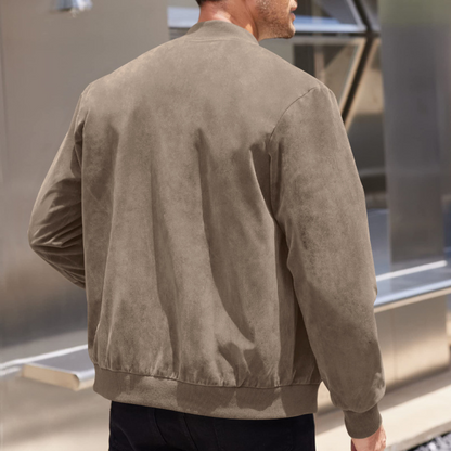 FAUX BOMBER JACKET FOR MEN
