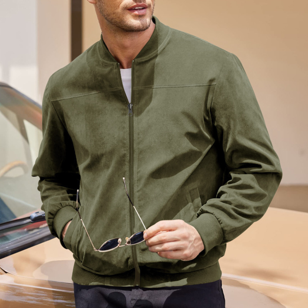FAUX BOMBER JACKET FOR MEN