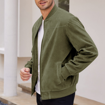 FAUX BOMBER JACKET FOR MEN