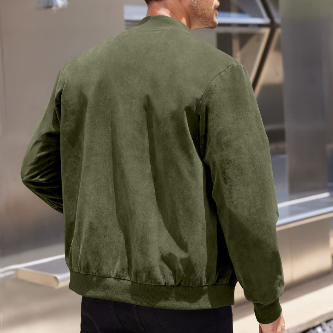 FAUX BOMBER JACKET FOR MEN