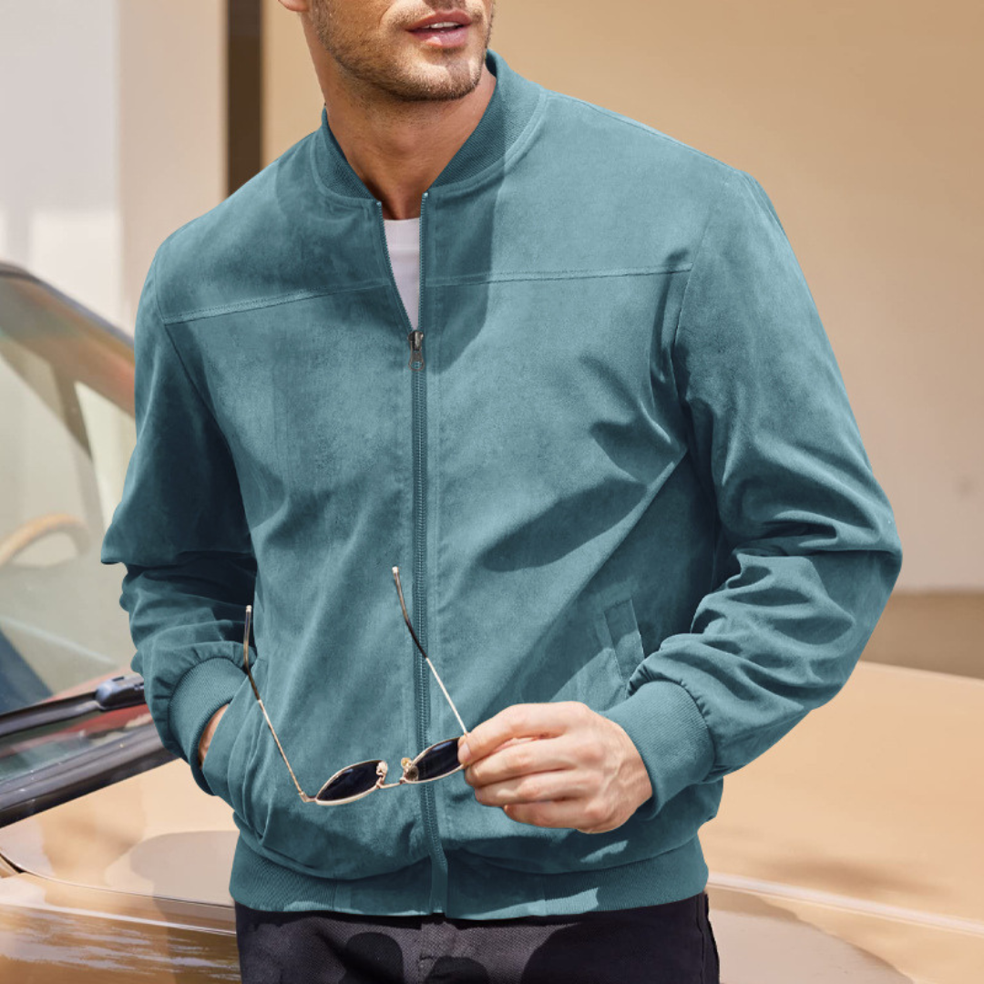 FAUX BOMBER JACKET FOR MEN