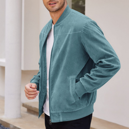 FAUX BOMBER JACKET FOR MEN
