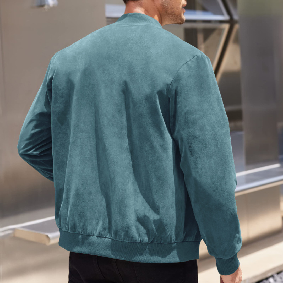 FAUX BOMBER JACKET FOR MEN