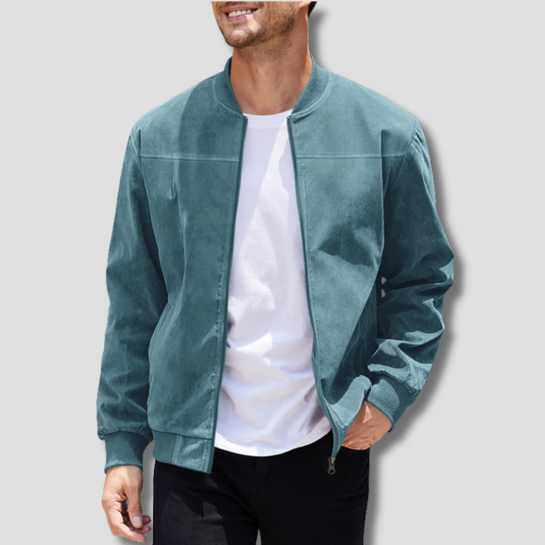 FAUX BOMBER JACKET FOR MEN