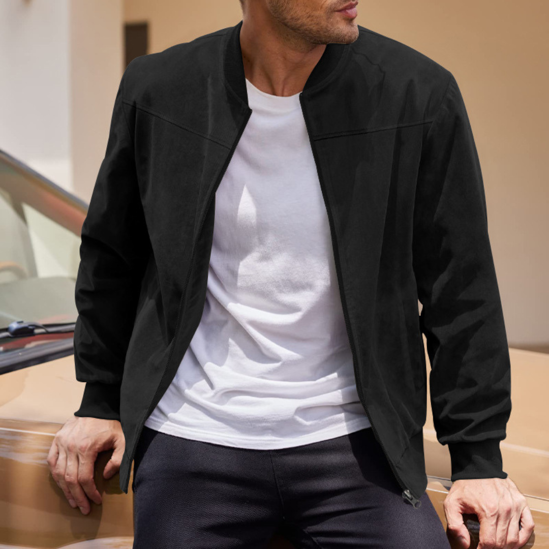 FAUX BOMBER JACKET FOR MEN