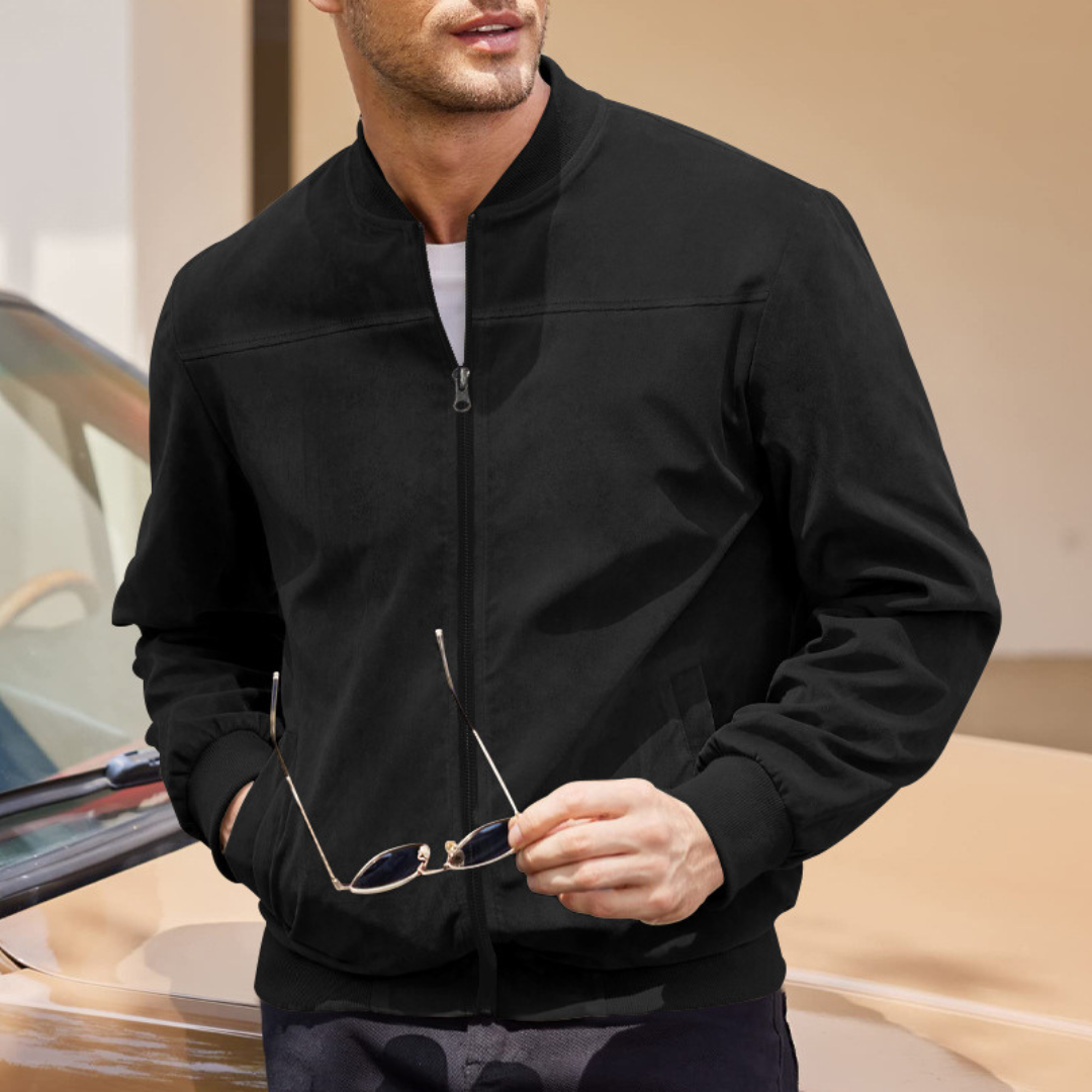 FAUX BOMBER JACKET FOR MEN
