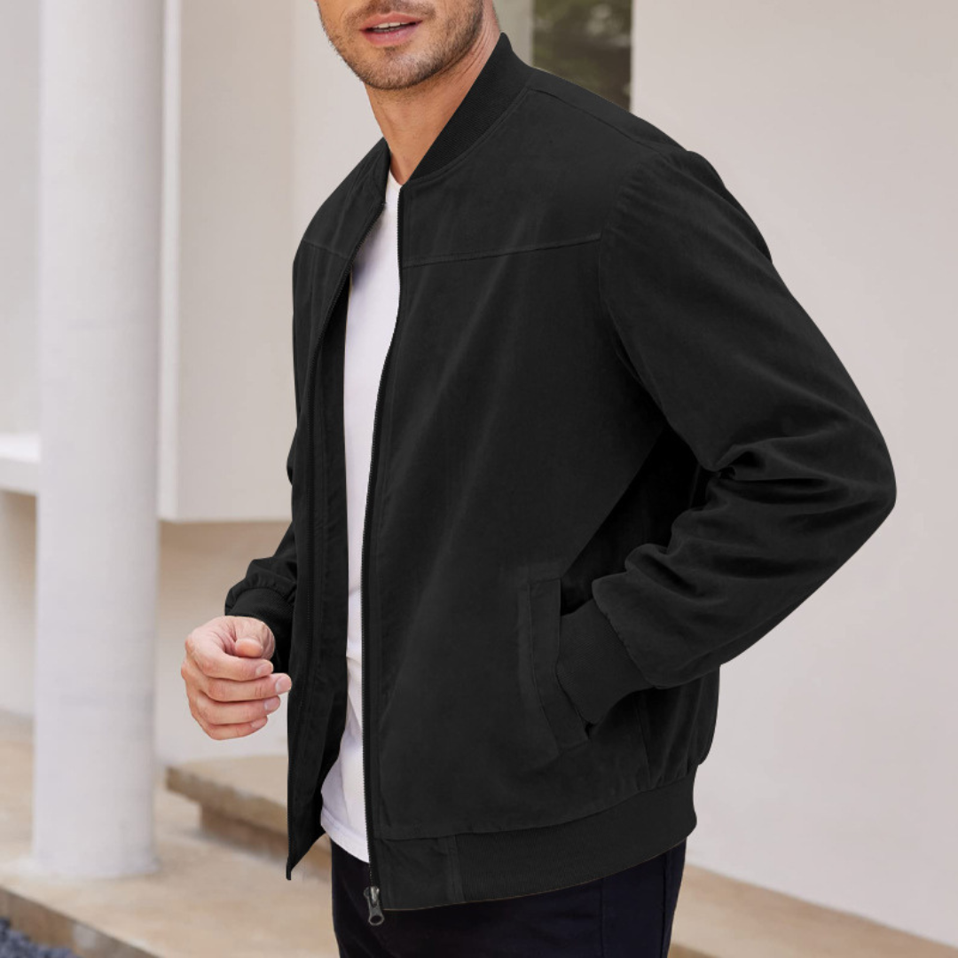 FAUX BOMBER JACKET FOR MEN