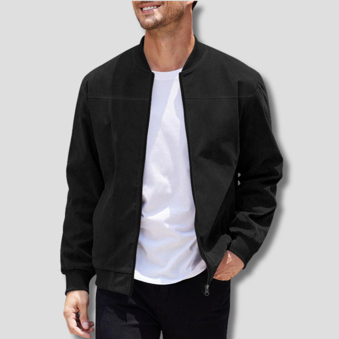 FAUX BOMBER JACKET FOR MEN