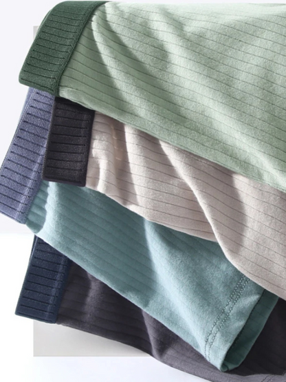 Men daily wear boxer briefs ribbed