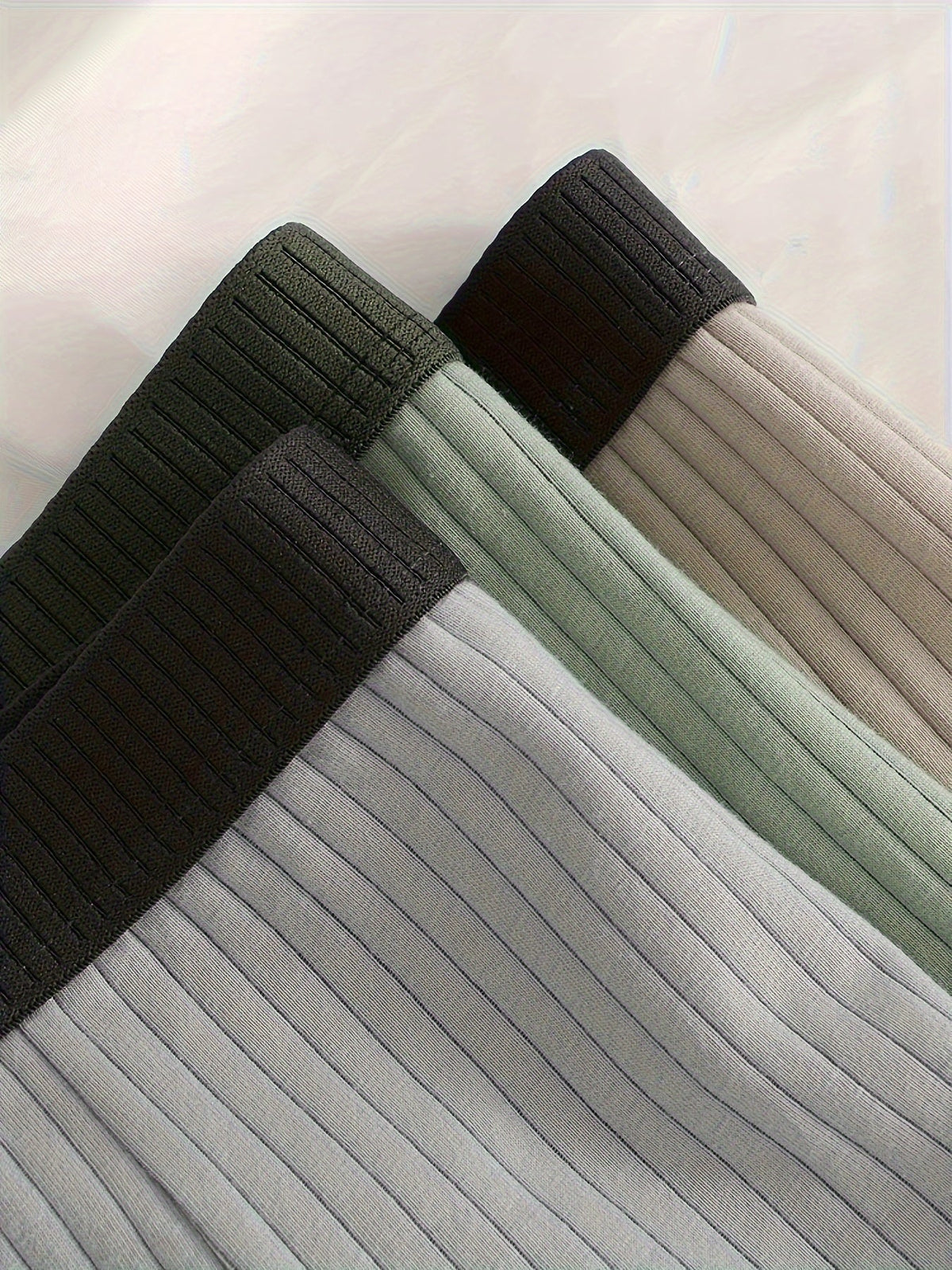 Men daily wear boxer briefs ribbed