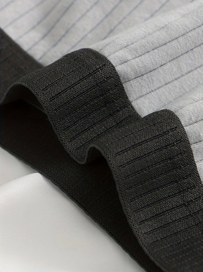 Men daily wear boxer briefs ribbed