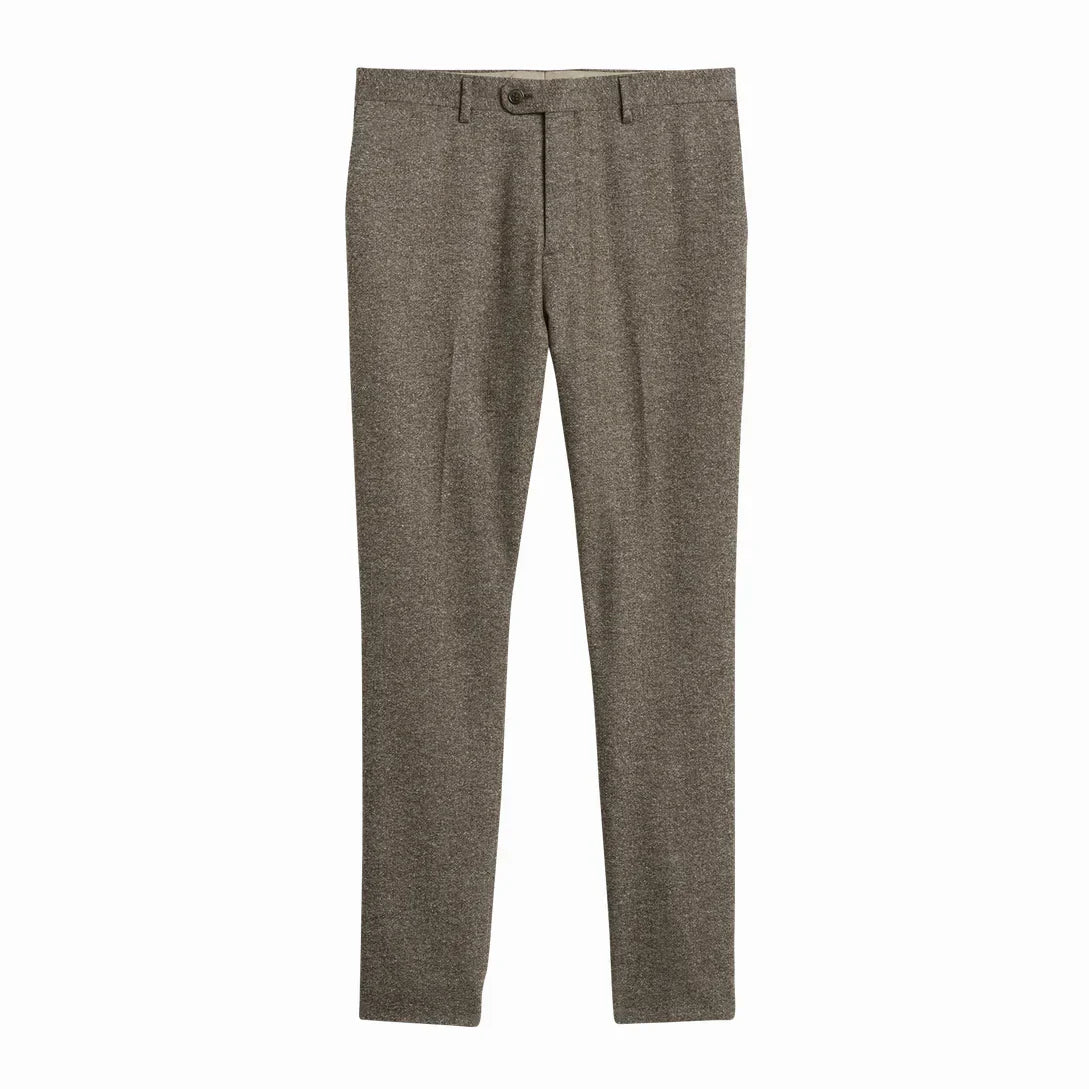 Men Wedding Three‑Piece Suit Tweed