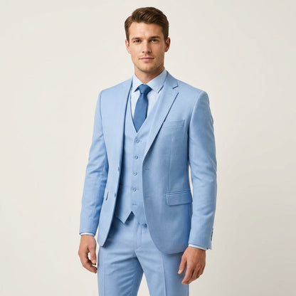 Men formal three-piece suit slim fit