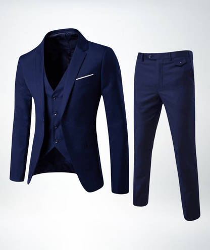 Men formal three-piece suit slim fit