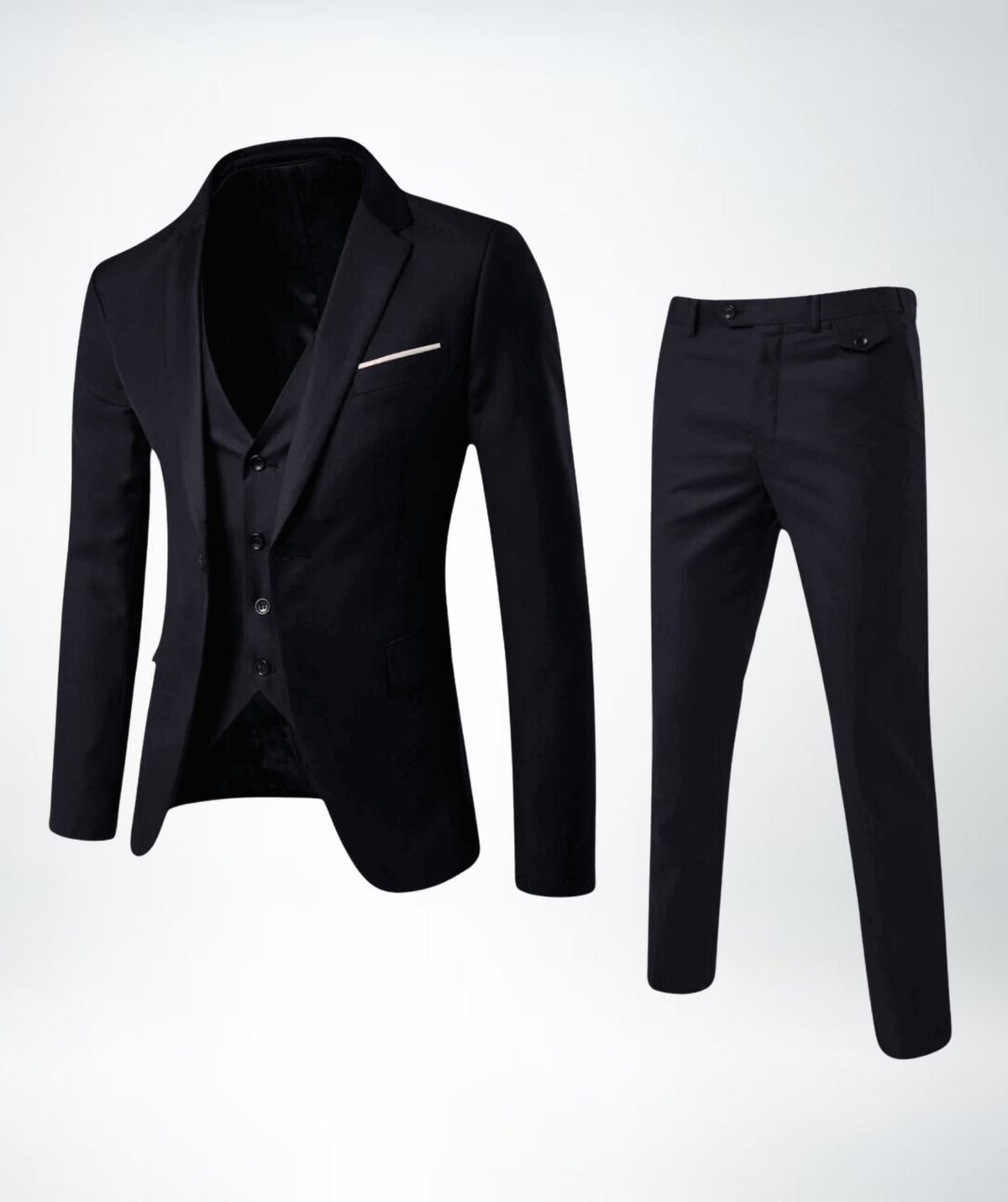 Men formal three-piece suit slim fit