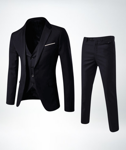 Men formal three-piece suit slim fit