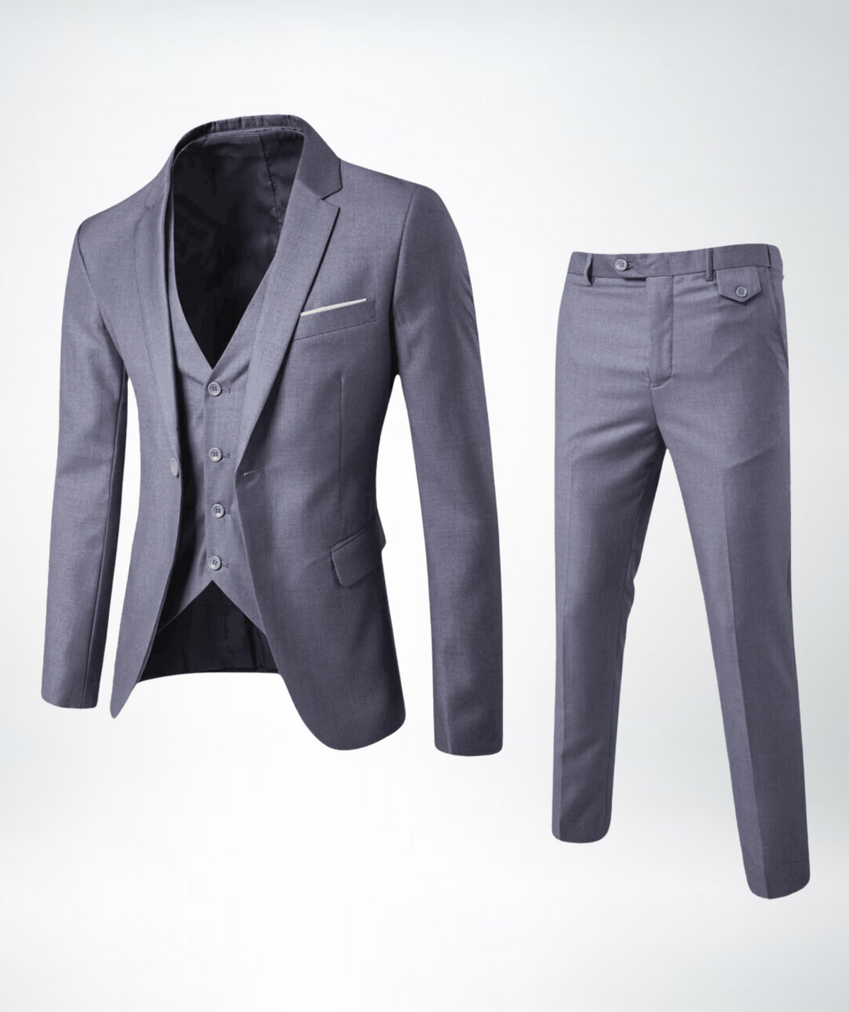 Men formal three-piece suit slim fit