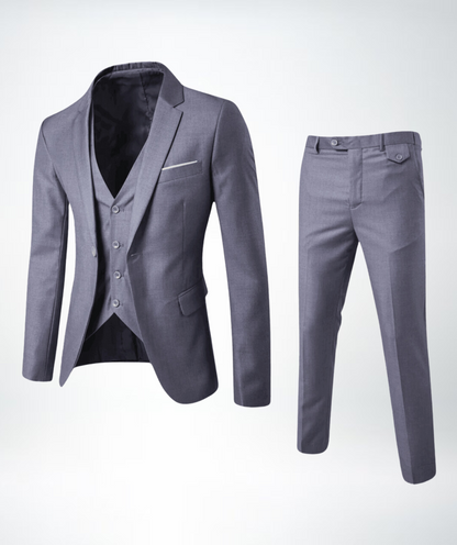 Men formal three-piece suit slim fit