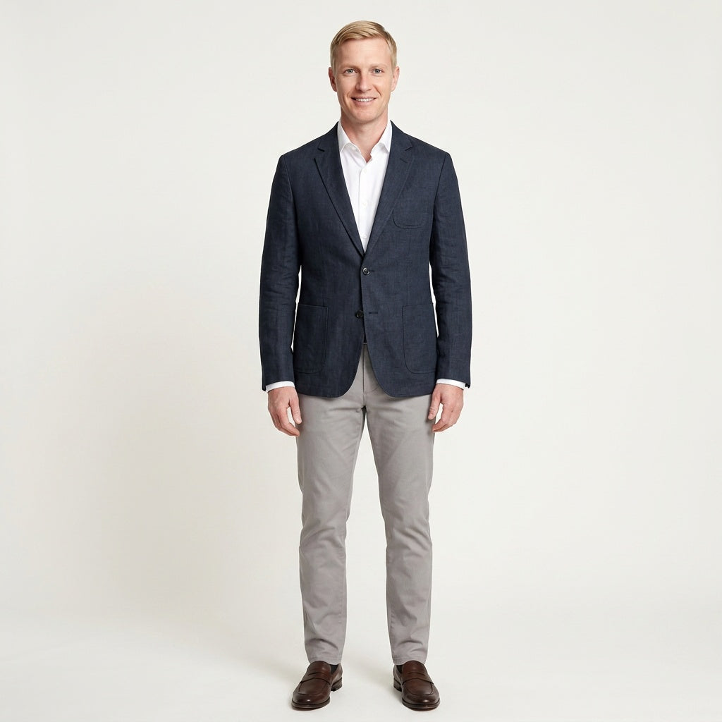 UNSTRUCTURED BLAZER FOR MEN