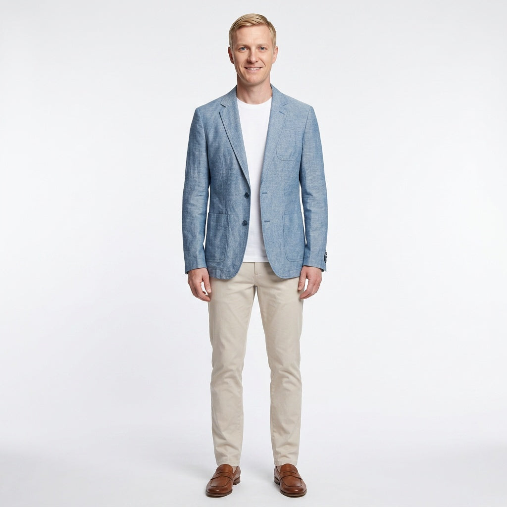 UNSTRUCTURED BLAZER FOR MEN