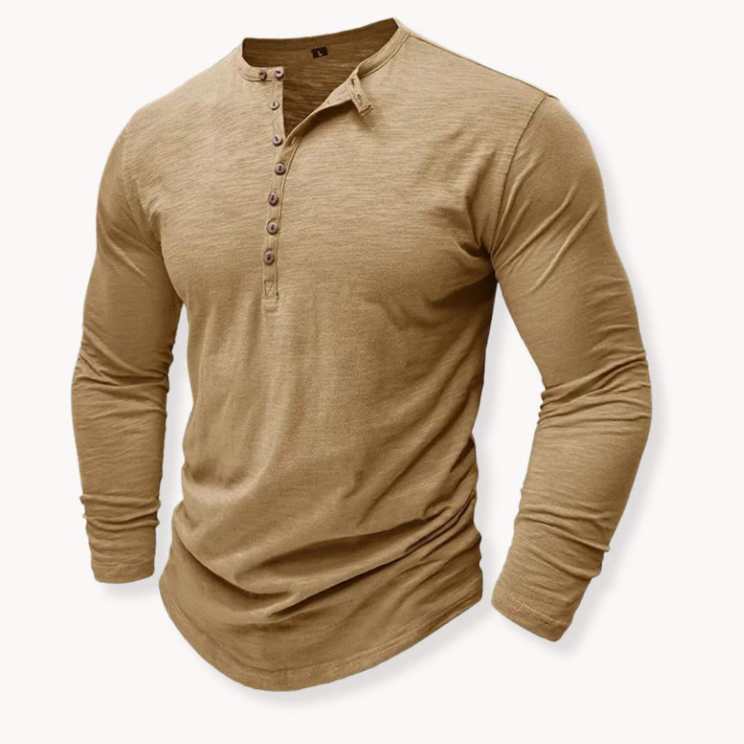 HENLEY SHIRT FOR MEN
