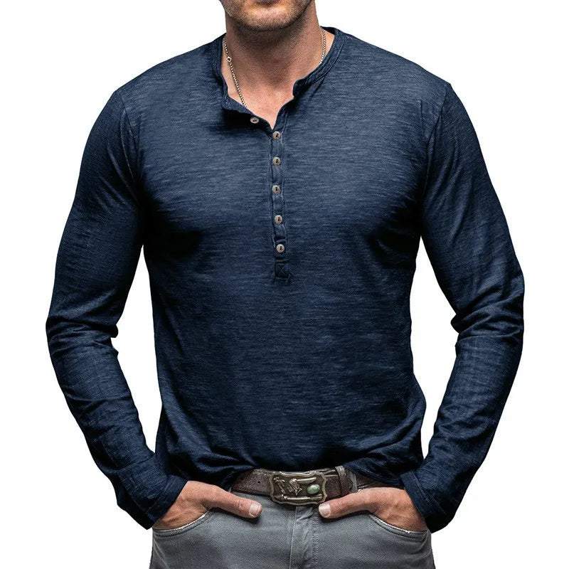 HENLEY SHIRT FOR MEN