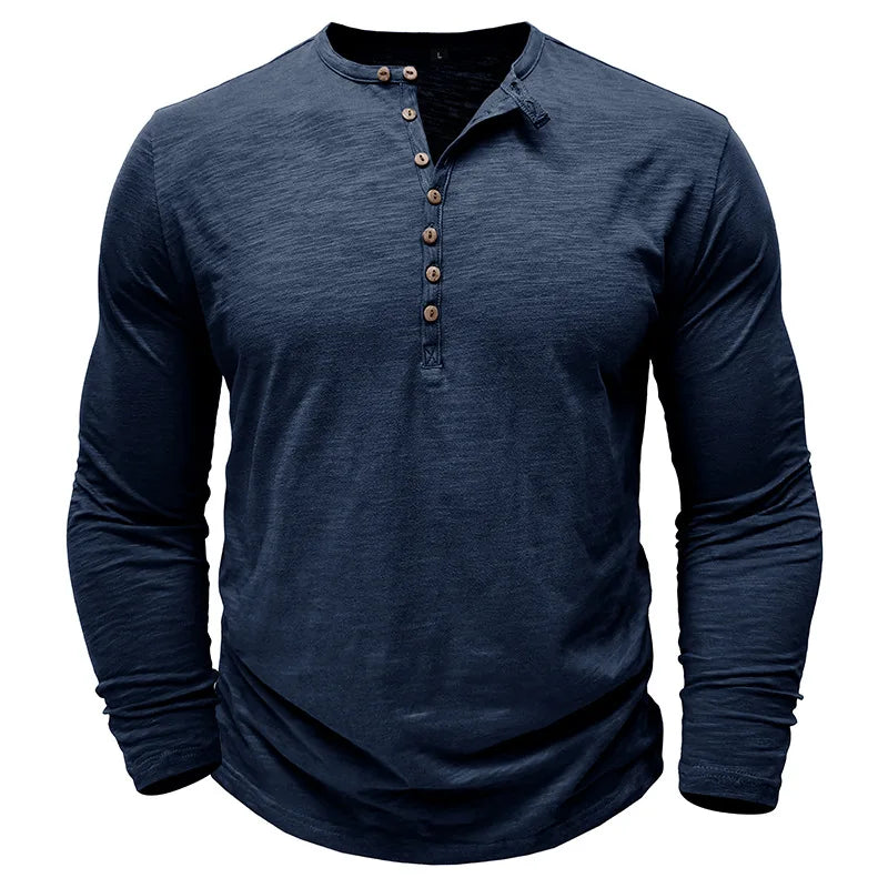 HENLEY SHIRT FOR MEN