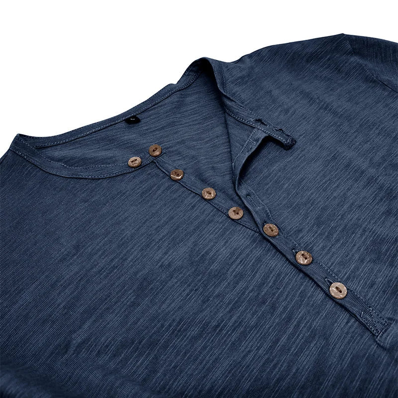 HENLEY SHIRT FOR MEN