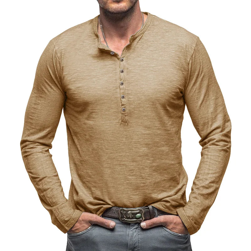 HENLEY SHIRT FOR MEN