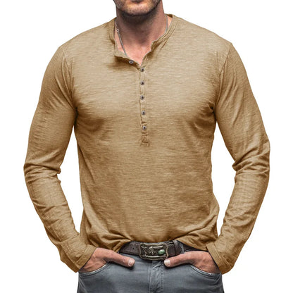 HENLEY SHIRT FOR MEN