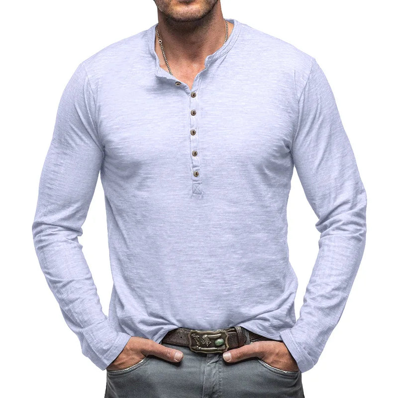 HENLEY SHIRT FOR MEN