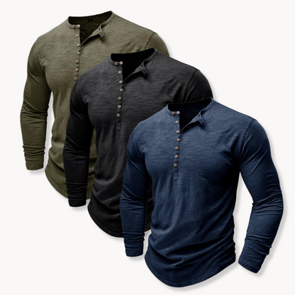HENLEY SHIRT FOR MEN