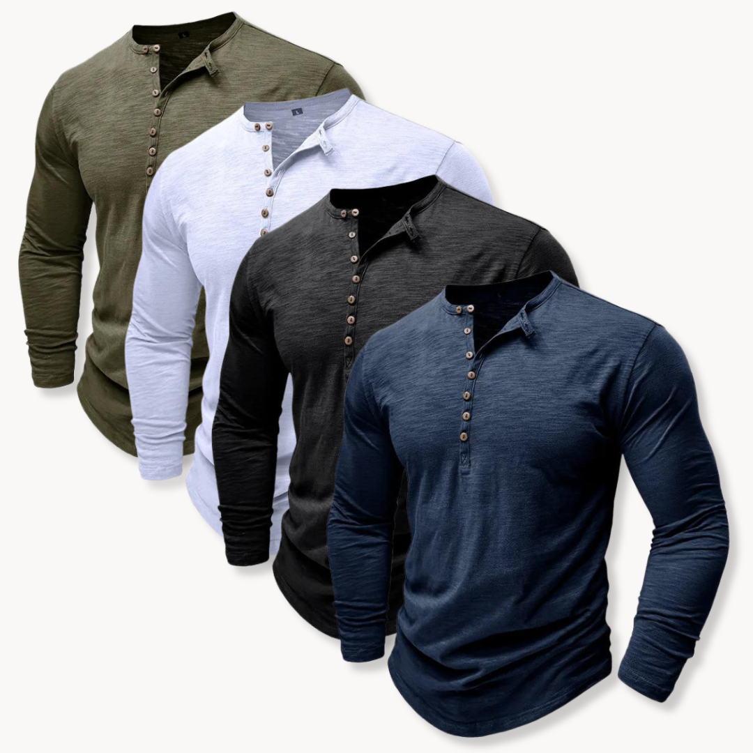 HENLEY SHIRT FOR MEN