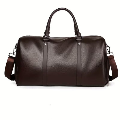 STRUCTURED EXECUTIVE WEEKENDER DUFFLE BAG FOR MEN