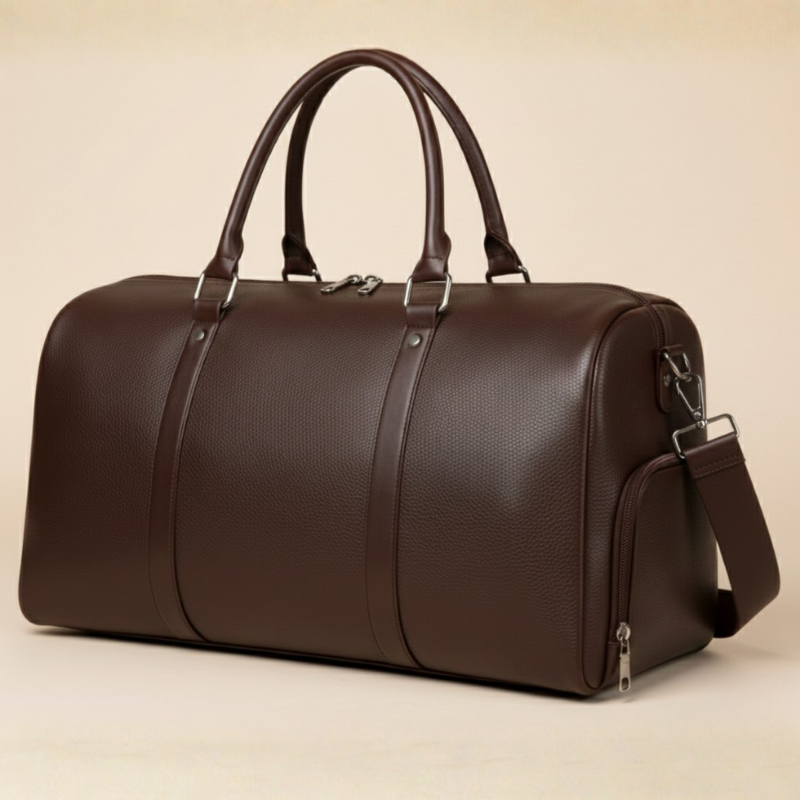 STRUCTURED EXECUTIVE WEEKENDER DUFFLE BAG FOR MEN