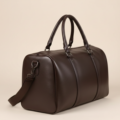STRUCTURED EXECUTIVE WEEKENDER DUFFLE BAG FOR MEN