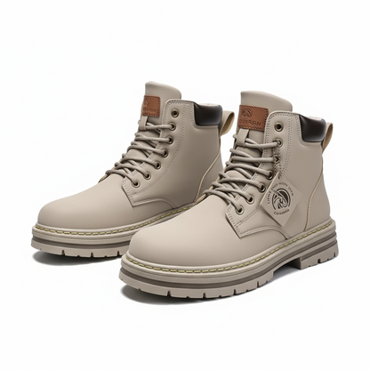 LACE-UP WORK BOOTS FOR MEN