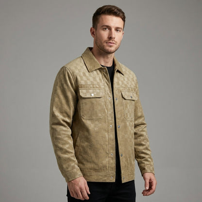 CHECKERED JACKET FOR MEN