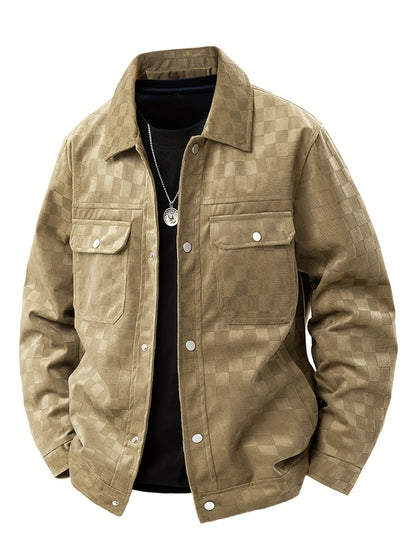 CHECKERED JACKET FOR MEN