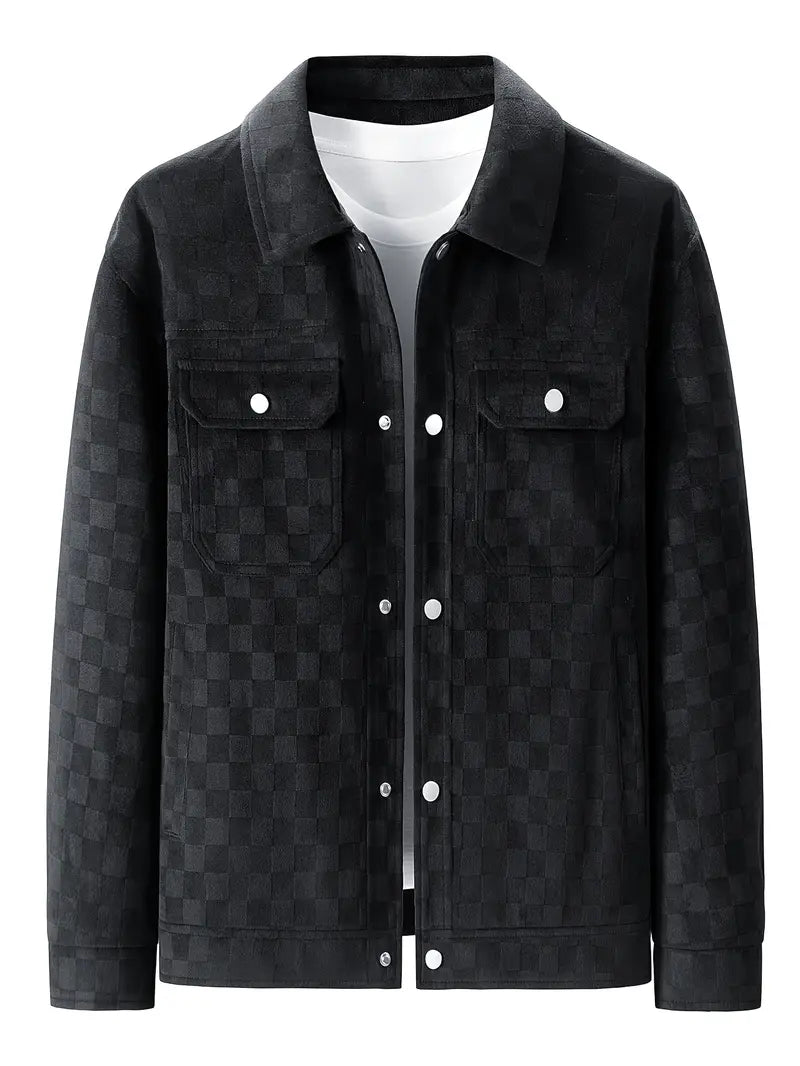 CHECKERED JACKET FOR MEN
