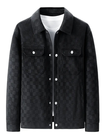 CHECKERED JACKET FOR MEN