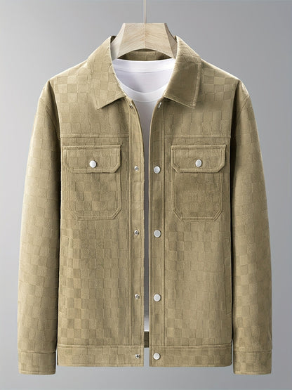 CHECKERED JACKET FOR MEN