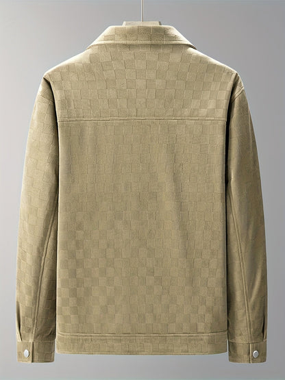 CHECKERED JACKET FOR MEN