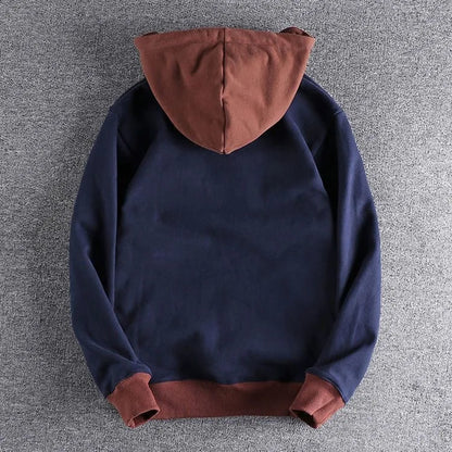 TWO-TONE ZIP HOODIE FOR MEN