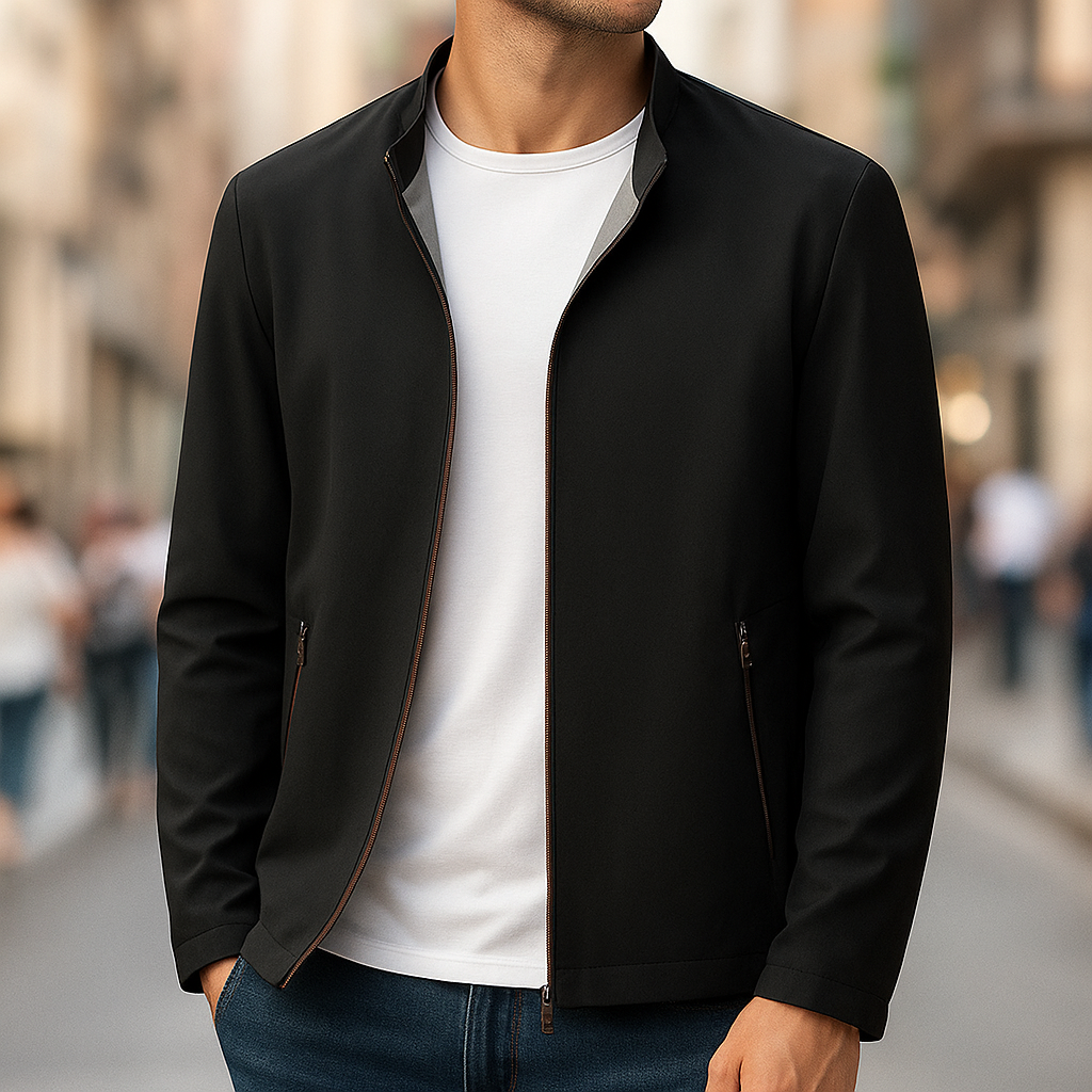 WATER-RESISTANT ZIP JACKET FOR MEN
