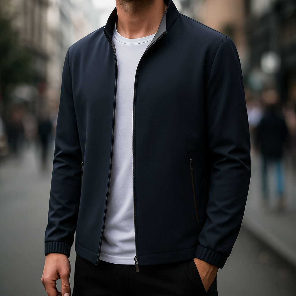 WATER-RESISTANT ZIP JACKET FOR MEN