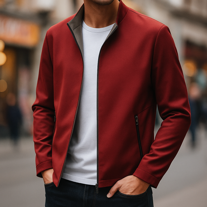 WATER-RESISTANT ZIP JACKET FOR MEN
