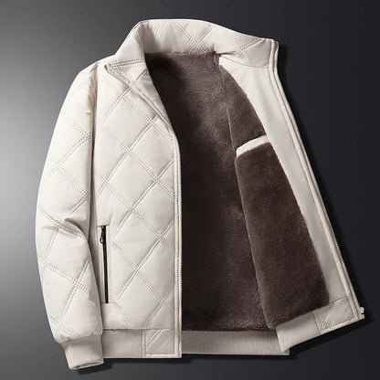 QUILTED FLEECE JACKET FOR MEN