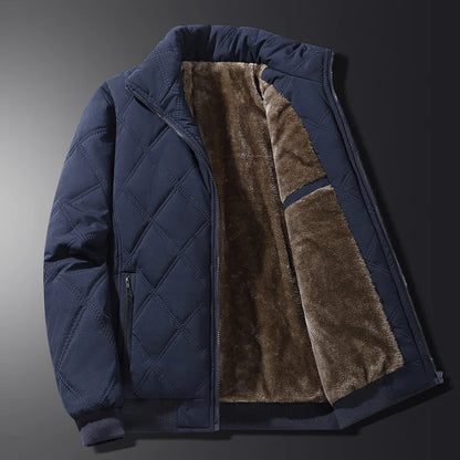 QUILTED FLEECE JACKET FOR MEN